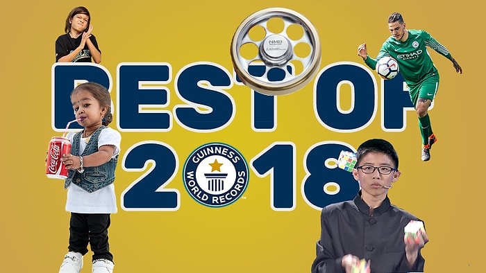 2018'de Guinness Rekorlar Kitabı'na Girmeyi Hak Kazanmış En İyi Rekorlar!