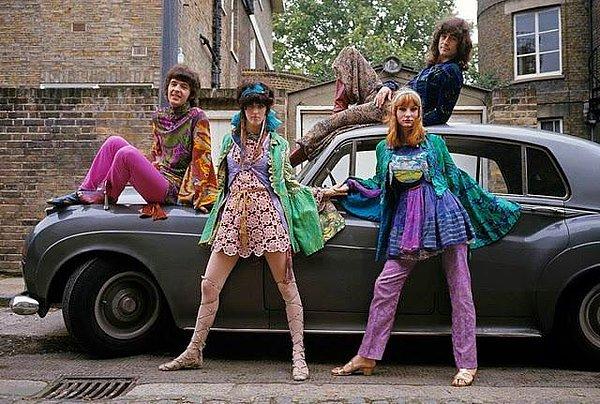 8. 1967'de Londra modası.