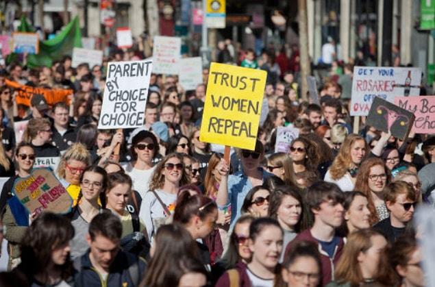 After gaining independence from Britain, Ireland was first banned the abortion in 1861 and women had to travel abroad for abortion.