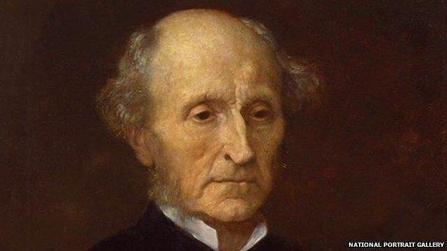 Bu mahzun bakışlı birey bir filozof, ekonomist ve devlet adamı olan John Stuart Mill.