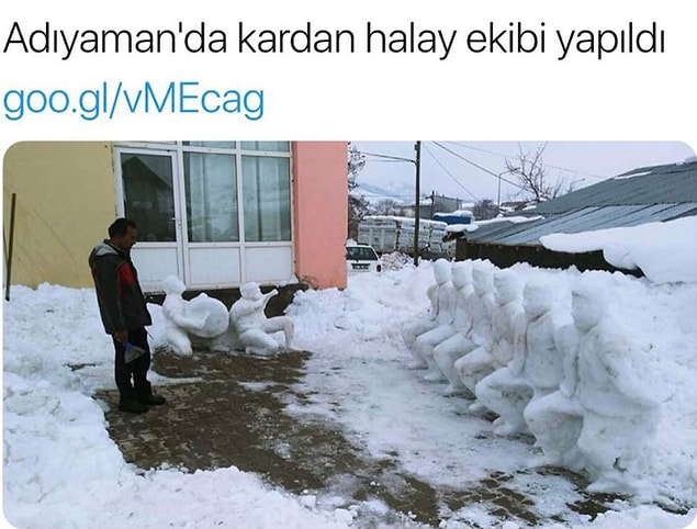 7. Demek kar yağdı ve yöresel oyunları olan bir şehirdeyiz, o zaman: