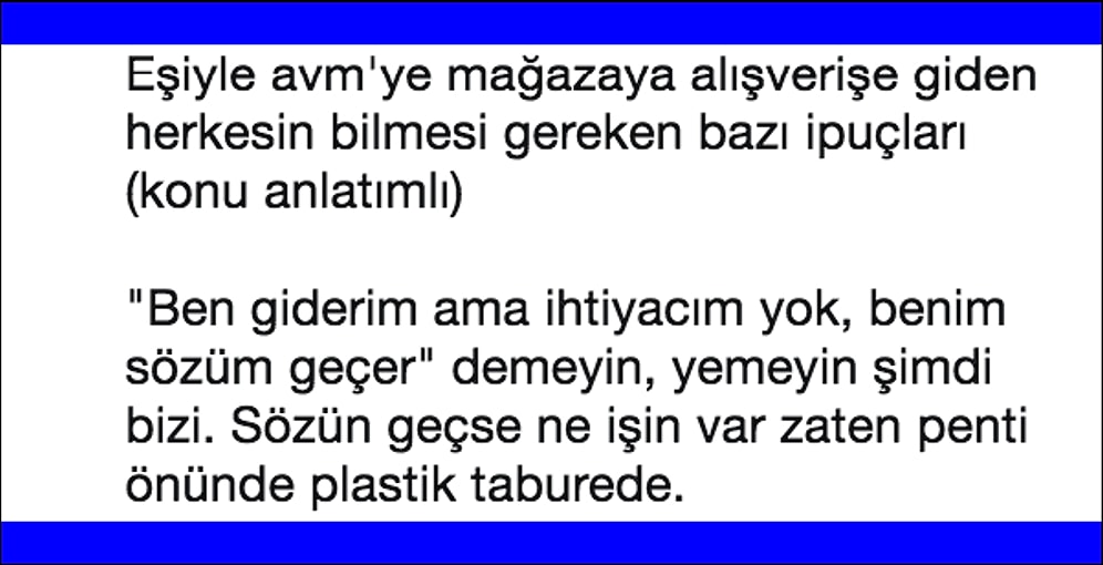 Karısıyla - Sevgilisiyle Alışveriş Yapmak Zorunda Kalan Erkekler İçin Deneyimli Kocadan Aşırı İyi Tavsiyeler