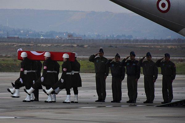 Şehidin cenazesi memleketi Gaziantep'e getirildi