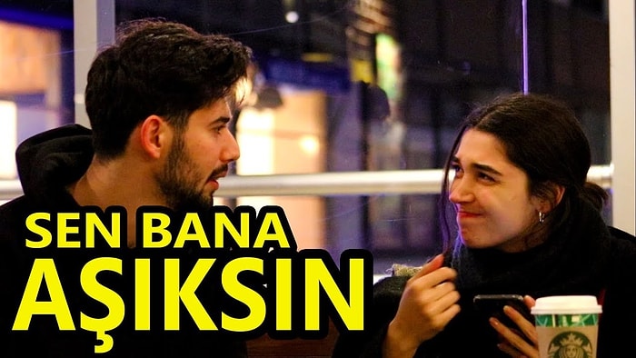 Tanımadığı İnsanların Yanına Giderek 'Sen Bana Aşık mısın?' Şakası Yapan YouTuber