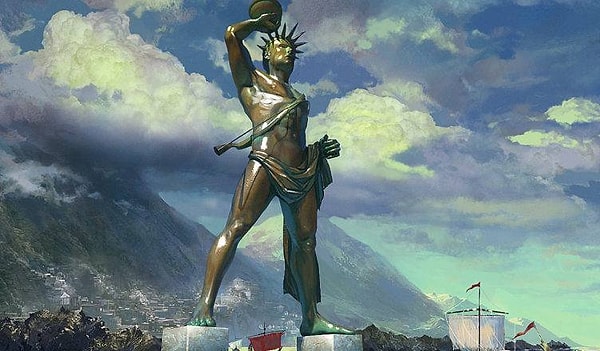 9. Колосс Родосский - одно из "Семи чудес света" древности. В честь кого он был сооружен?