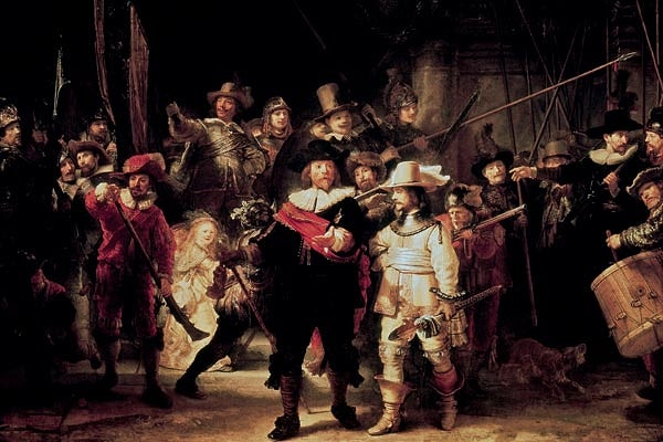 8. Автором картины "Ночной дозор" является...