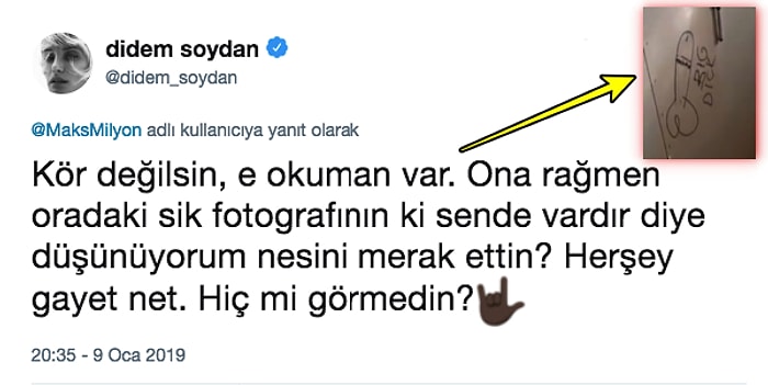 Didem Soydan, Yaptığı Paylaşımdaki "Büyük S*k" Ayrıntısını Fark Eden Takipçisine Verdiği Cevaplarla Herkesi Güldürdü! 🍆