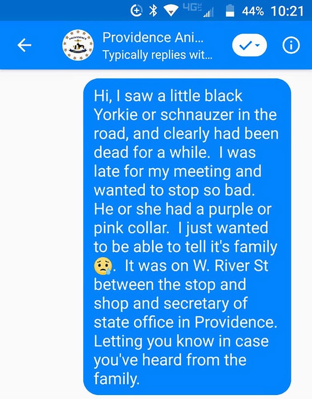 2. Here are the texts between the person and the authorities: