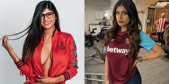 Emekli Porno Yıldızı Mia Khalifa Yeni İşini Premier Lig'de Buldu!