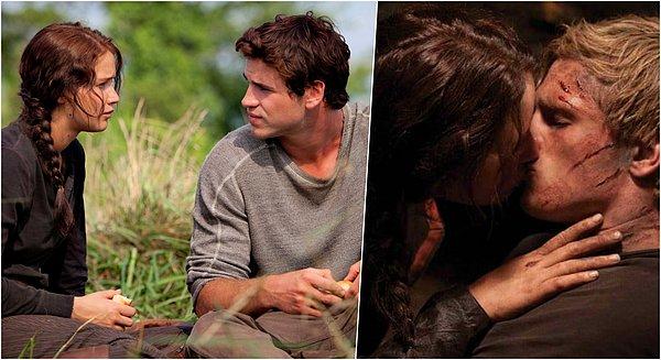 10. "The Hunger Games" (Açlık Oyunları): Gale, Katniss ve Peeta