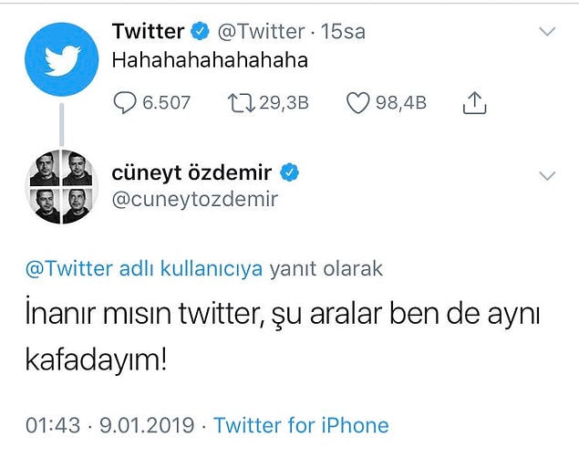 6. O gülüşü duyuyoruz.