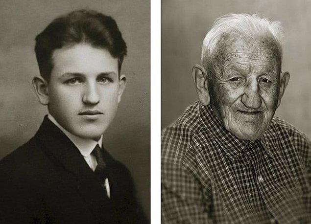 Stanislav Spáčil, 17 yaşında / 102 yaşında