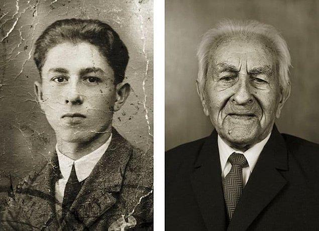 Antonín Baldrman, 17 yaşında / 101 yaşında