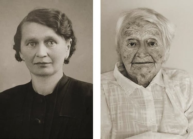Anna Pochobradská, 30 yaşında / 100 yaşında