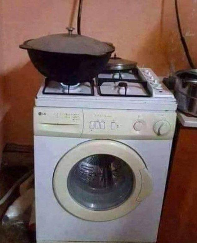 13. Bulaşık makinesi oluyor da çamaşır neden olmasın?