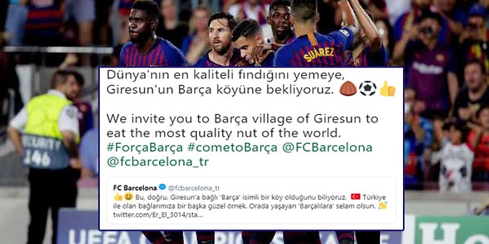 Giresunspor'dan Barcelona'ya Davet: 'Dünyanın En Kaliteli Fındığını Yemeye Bekliyoruz'