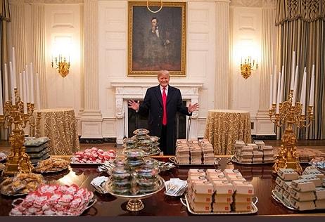Hesaplar Trump'tan: Hükümetin Kapanması Gerekçesiyle Beyaz Saray'daki Konuklara Fast Food İkram Edildi