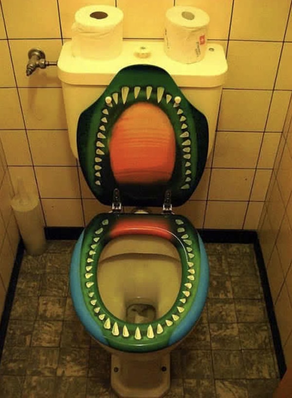 7. Туалет из ваших самых худших кошмаров