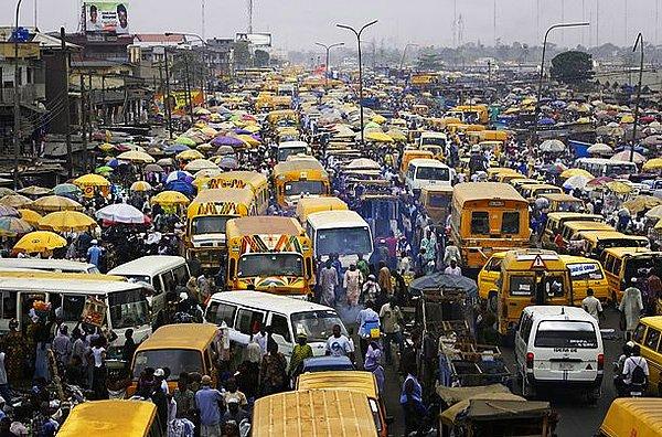 12. Lagos, Nijerya - 15,796,000