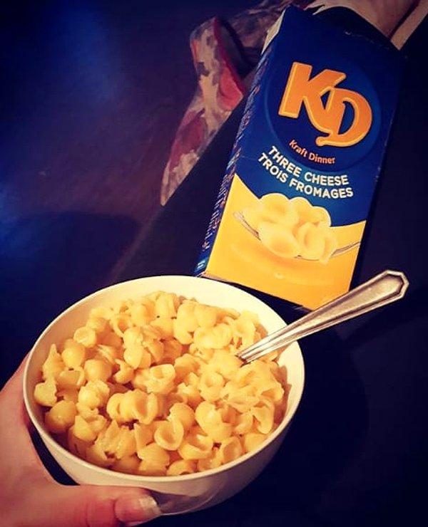 6. Kanada: Bir kutu "Kraft Dinner"