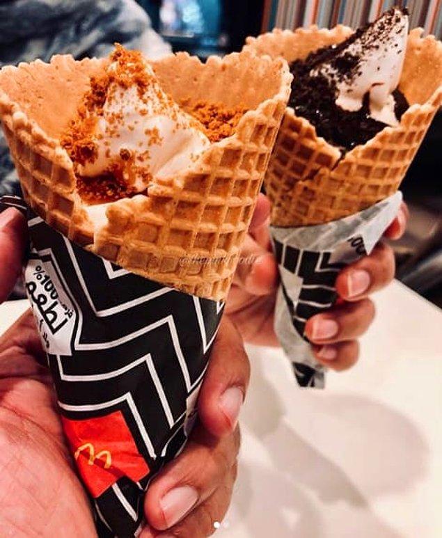 15. Birleşik Arap Emirlikleri: McDonald's'tan 3 adet dondurma