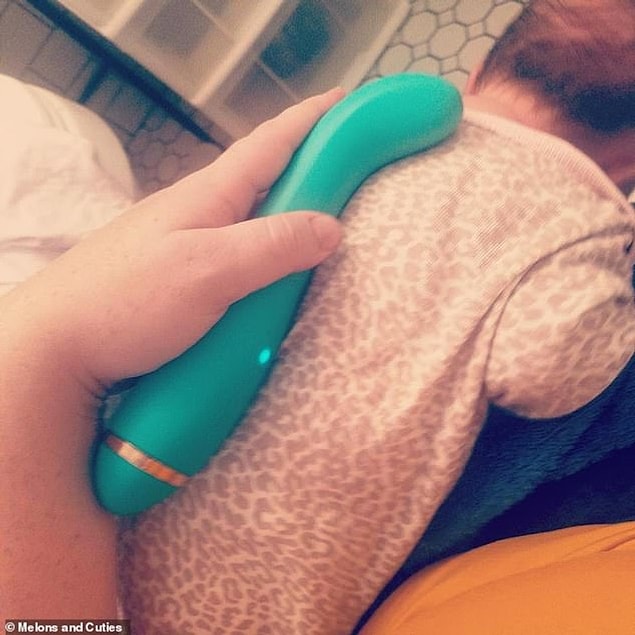 An unidentified mom said that when her little baby is sick, she uses vibrator on his back to make her feel better.