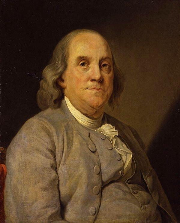 8. Benjamin Franklin, 70 yaşında Bağımsızlık Bildirisi'ni ilan etti.
