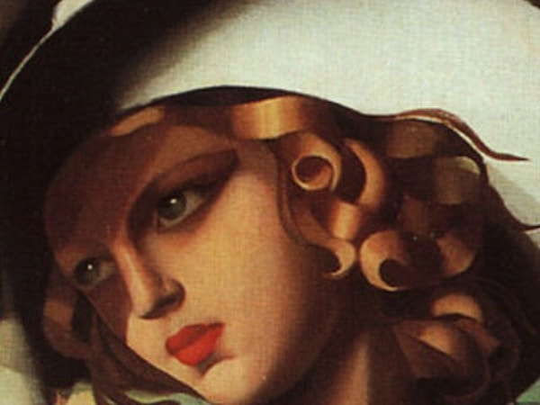 9. И последнее: какого цвета платье у девушки, изображенной на картине?