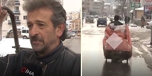 Çocuklarının Eğitimi ve Evin Geçimi İçin Kağıt Toplayıcılığı Yapan Nazmi Abi, Sokak Hayvanları İçin de Yemek Topluyor!