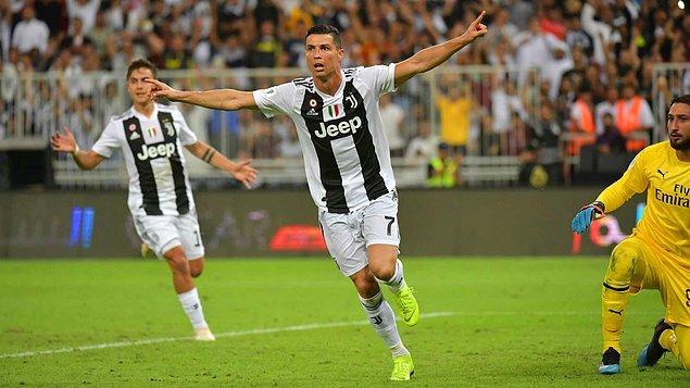 61'inci dakikada sahneye çıkan Cristiano Ronaldo attığı golle takımını 1-0 öne geçirdi.