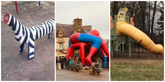 Hiç Masum Değil! "Aklınızdan Ne Geçiyordu?" Dedirtecek Tarzda 25 Oyun Parkı Tasarımı