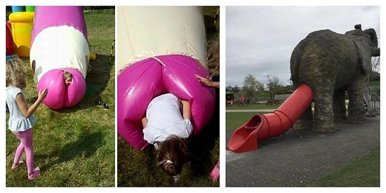 20 детских площадок, при виде которых каждый родитель закроет лицо руками и скажет: "ШТА?"