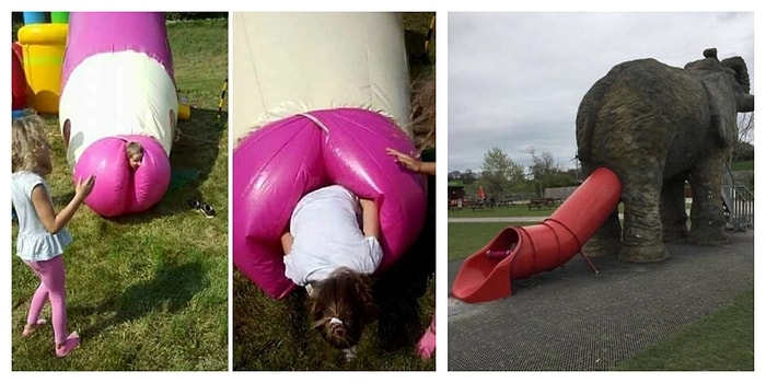 20 детских площадок, при виде которых каждый родитель закроет лицо руками и скажет: "ШТА?"