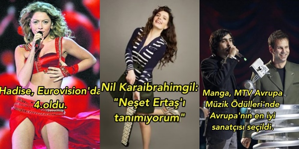 Müzik Dünyasına #10YearChallenge Gözünden Bakıyoruz: 10 Yıl Önce Türk Müzik Dünyasında Neler Olmuştu?