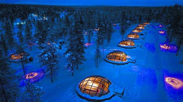 8. Kakslauttanen Arktik Resort, Finlandiya