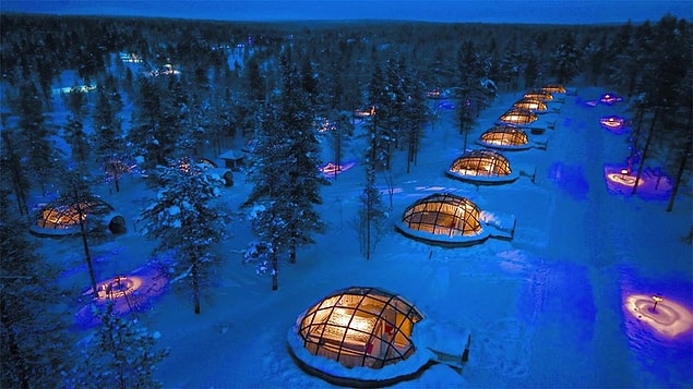 8. Kakslauttanen Arktik Resort, Finlandiya