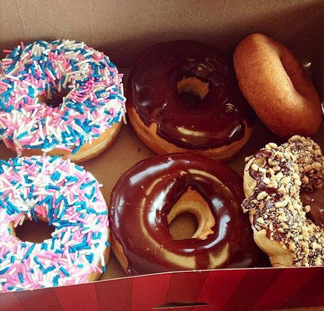 8. Also in Canada – one non-specialty doughnut from Tim Hortons