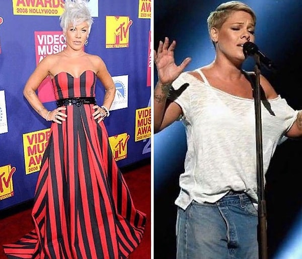 11. Певица Пинк тоже решила поучаствовать в челлендже