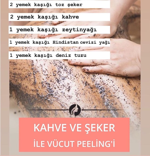 11. Şeker ve kahve ile hiç peeling yapmayı denemiş miydiniz?