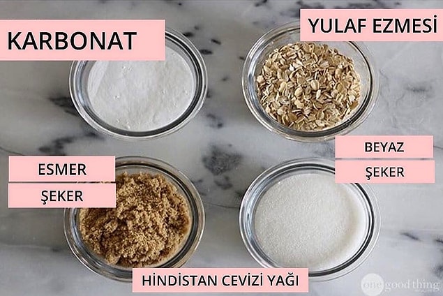 14. Evdeki malzemelerle kolaylıkla hazırlayabileceğiniz, bir peeling tarifi daha.