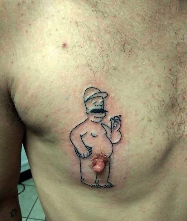 10. Абсолютно оригинальная идея татуировки: