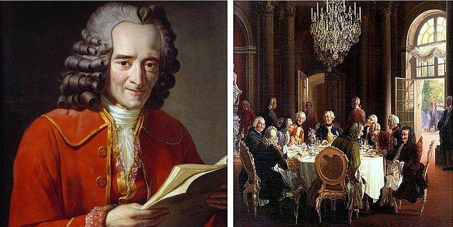 Fransız yazar Voltaire sık sık sabahları yatağında çalışmaya başlardı!