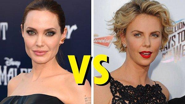 Fakat, gel gelelim işin bir diğer tarafına; Angelina Jolie vs Charlize Theron!