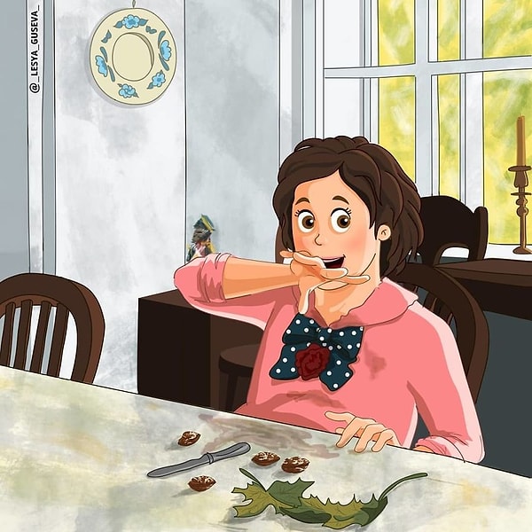 6. Девочка без персиков