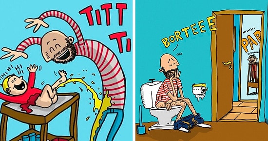 12 комиксов от папы двоих детей, который взял декретный отпуск и познал все прелести воспитания