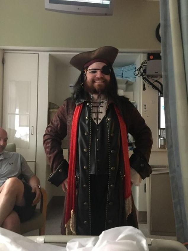 10. "Had my leg amputated and my brother shows up to the hospital dressed as a pirate."