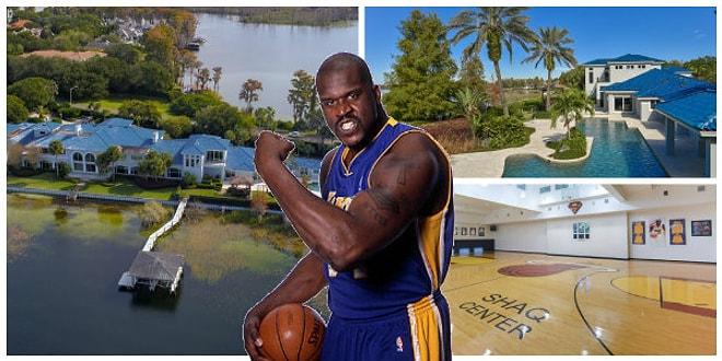 Efsane Basketbolcu Shaquille O'Neal'ın Saray Yavrusu Evi 22 Milyon Dolara Satışta!