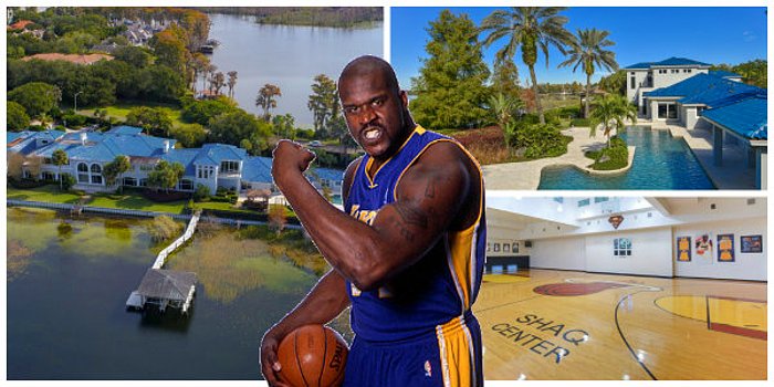 Efsane Basketbolcu Shaquille O'Neal'ın Saray Yavrusu Evi 22 Milyon Dolara Satışta!