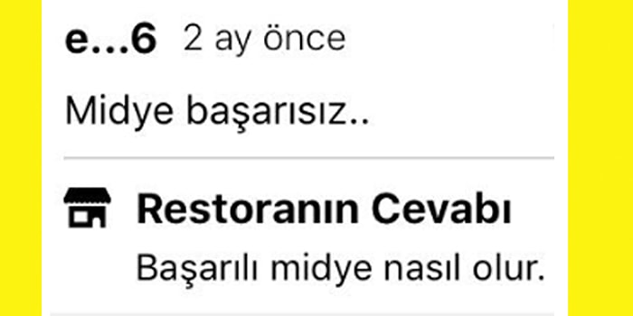 Yemeksepeti'nin Asabi Restoran Sahiplerinden Birbirinden Atarlı ve Komik 15 Cevap