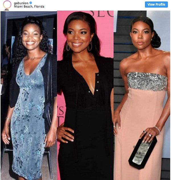 7. Габриэль Юнион: меняется только мода